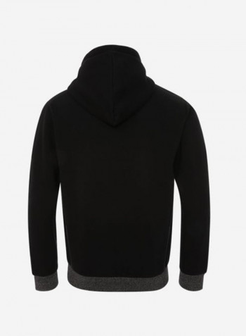 Long Sleeves Hoodie Black