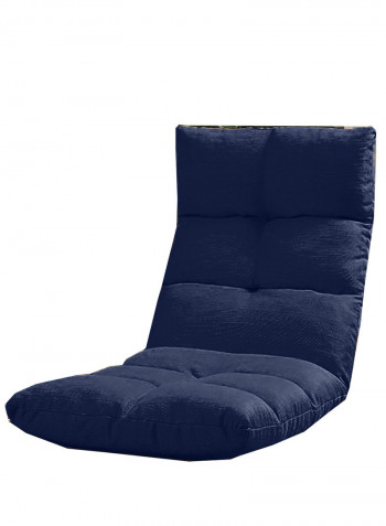 Foldable Floor Chair With Head Cushion Blue 4kg