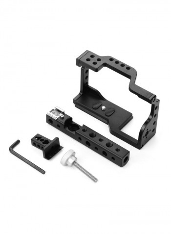 Professional Video Camera Cage For Sony A6600 Black