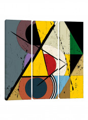 3-Piece Canvas Print Spheres Rolling Wall Art Multicolour 100 x 100 x 3.5centimeter