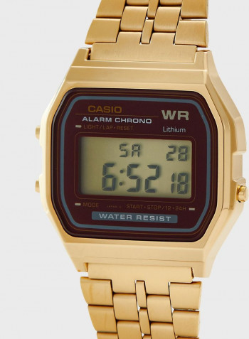 Digital Watch Gold