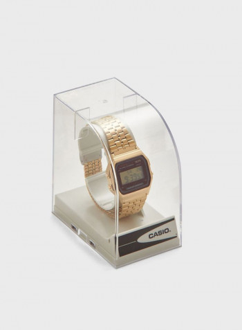 Digital Watch Gold
