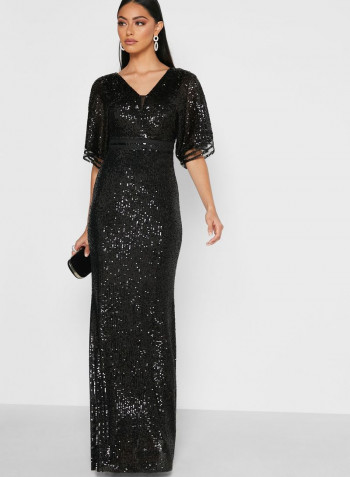 Stylish Comfortable Maxi Dress Black