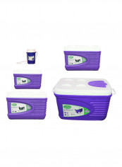 5-Piece Ice Box And Jug Set Purple/White reviews 5-Piece Ice Box And Jug Set Purple/White
