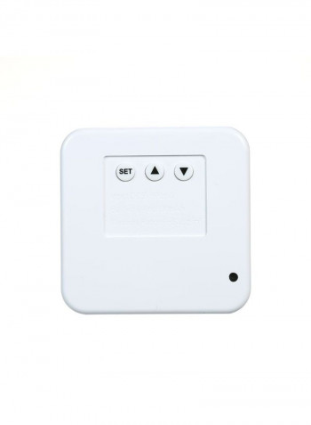 LED Digital Display USB Rechargeable Air Quality PM2.5 Detector Black/White 60 x 60 x 26millimeter