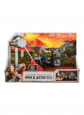 Rip-Run Dinos: Owen And Motorcycle Toy Figure FMM34