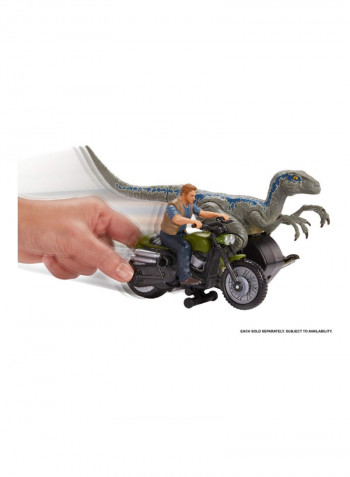 Rip-Run Dinos: Owen And Motorcycle Toy Figure FMM34