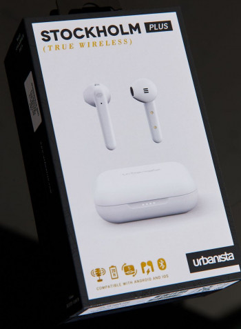 Stockholm Plus True Wireless Earphones White