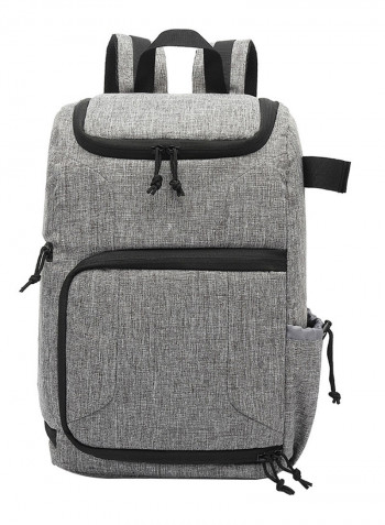 Multi-Functional Portable Travel Camera Bag Grey/Black
