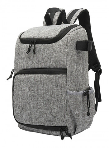 Multi-Functional Portable Travel Camera Bag Grey/Black
