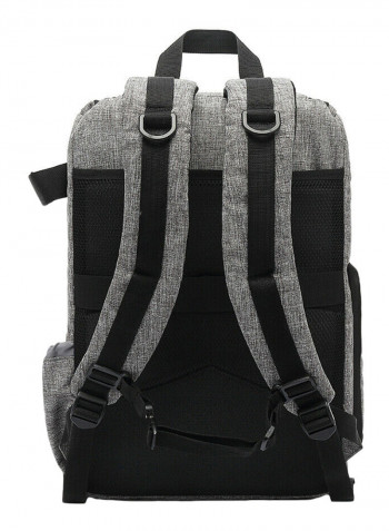 Multi-Functional Portable Travel Camera Bag Grey/Black