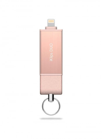 Dual Port USB Flash Drive 32GB Pink