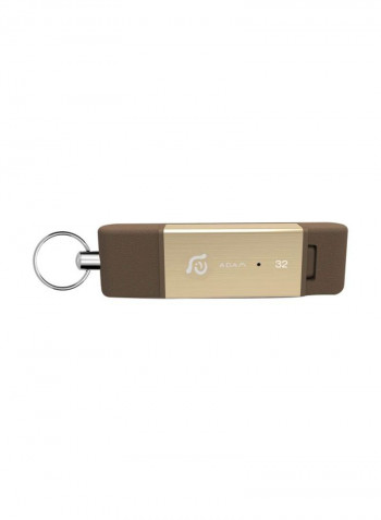 Portable Flash Drive 32GB Brown/Beige