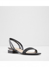 Adreilla Sequin Straps Flat Sandals Black reviews Adreilla Sequin Straps Flat Sandals Black