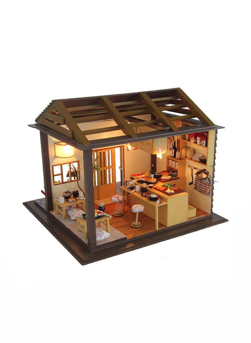Sakura Sushi Dollhouse Miniature Diy House Kit Creative Room