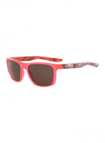 Men's Full Rim Injected Modified Rectangle Sunglass - Lens Size: 57 mm