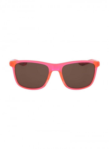 Men's Full Rim Injected Modified Rectangle Sunglass - Lens Size: 57 mm