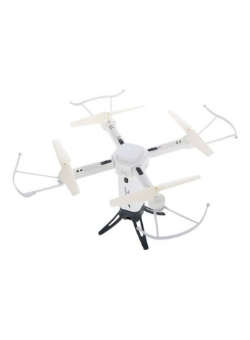 Photography Altitude Hold Foldable Drone White/Black