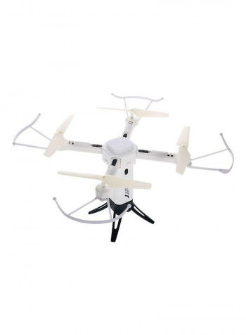 Photography Altitude Hold Foldable Drone White/Black