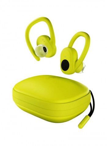 Push Ultra True Wireless Earbuds With Charging Case Electric Yellow