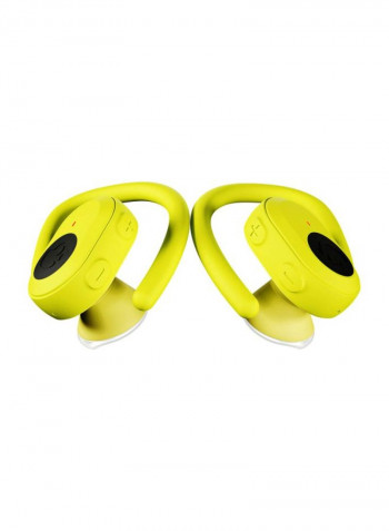 Push Ultra True Wireless Earbuds With Charging Case Electric Yellow