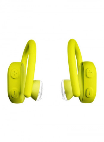Push Ultra True Wireless Earbuds With Charging Case Electric Yellow