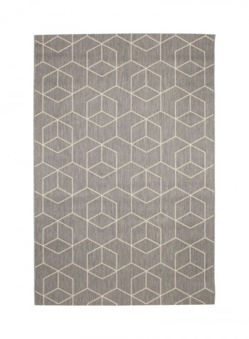 Balsatre Area Rug Grey/White 193x130centimeter