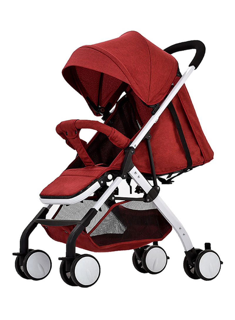 Folding Lightweight Convertible Stroller With 5-Point Safety Harness
