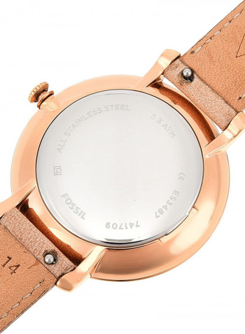 Women's Jacqueline Analog Quartz Watch ES3487