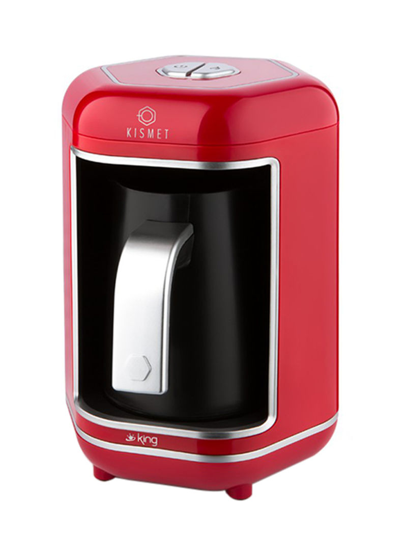 Automatic Turkish Coffee Maker 400ml K 605 Red/Black