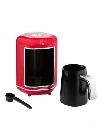 Automatic Turkish Coffee Maker 400ml K 605 Red/Black