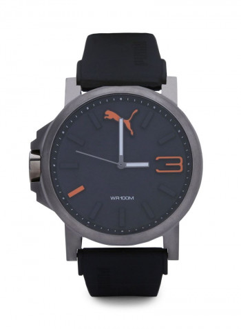 Men's Analog Rubber Strap Watch PU103461015