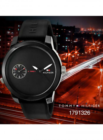 Men's Water Resistant Silicone Analog Watch 1791326