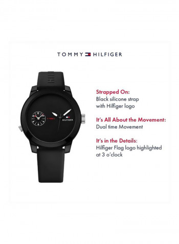 Men's Water Resistant Silicone Analog Watch 1791326