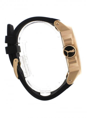Men's Water Resistant Silicone Analog Watch PU102941005