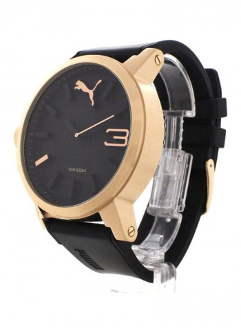 Men's Water Resistant Silicone Analog Watch PU102941005