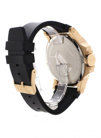 Men's Water Resistant Silicone Analog Watch PU102941005