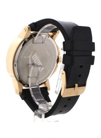 Men's Water Resistant Silicone Analog Watch PU102941005