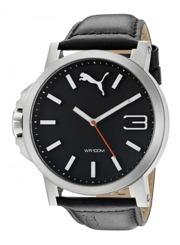 Men's Water Resistant Stainless Steel Analog Watch PU103461001