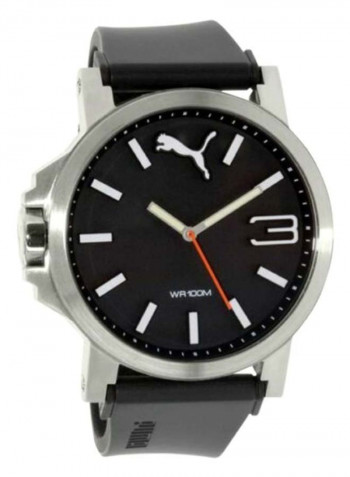 Men's Water Resistant Stainless Steel Analog Watch PU103461001