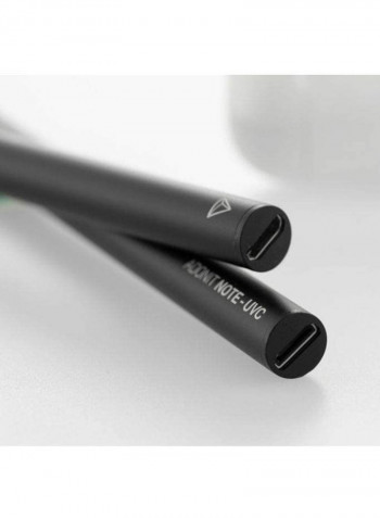 NOTE UVC - Sterilizer Pen & Digital Stylus in 1 أسود