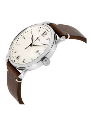 Men's Water Resistant Leather Analog Watch FS5275