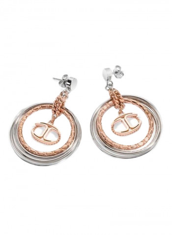 Stainless Steel Infinity Dangle Earrings