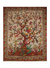 Tapestry Cotton Bedspread Red/Brown/Green Queen reviews Tapestry Cotton Bedspread Red/Brown/Green Queen