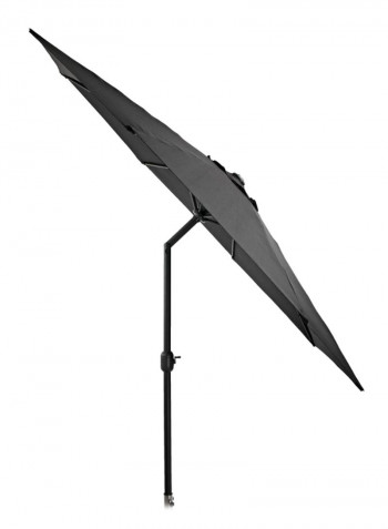 Agger Tilt Function Market Parasol Shade Black 300centimeter