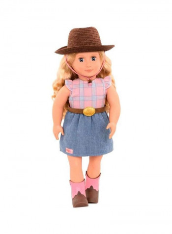 Cowgirl Doll With Skirt 18inch