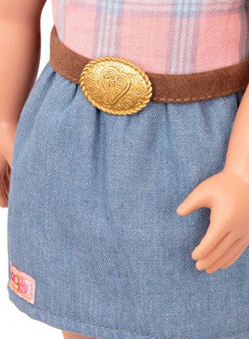 Cowgirl Doll With Skirt 18inch
