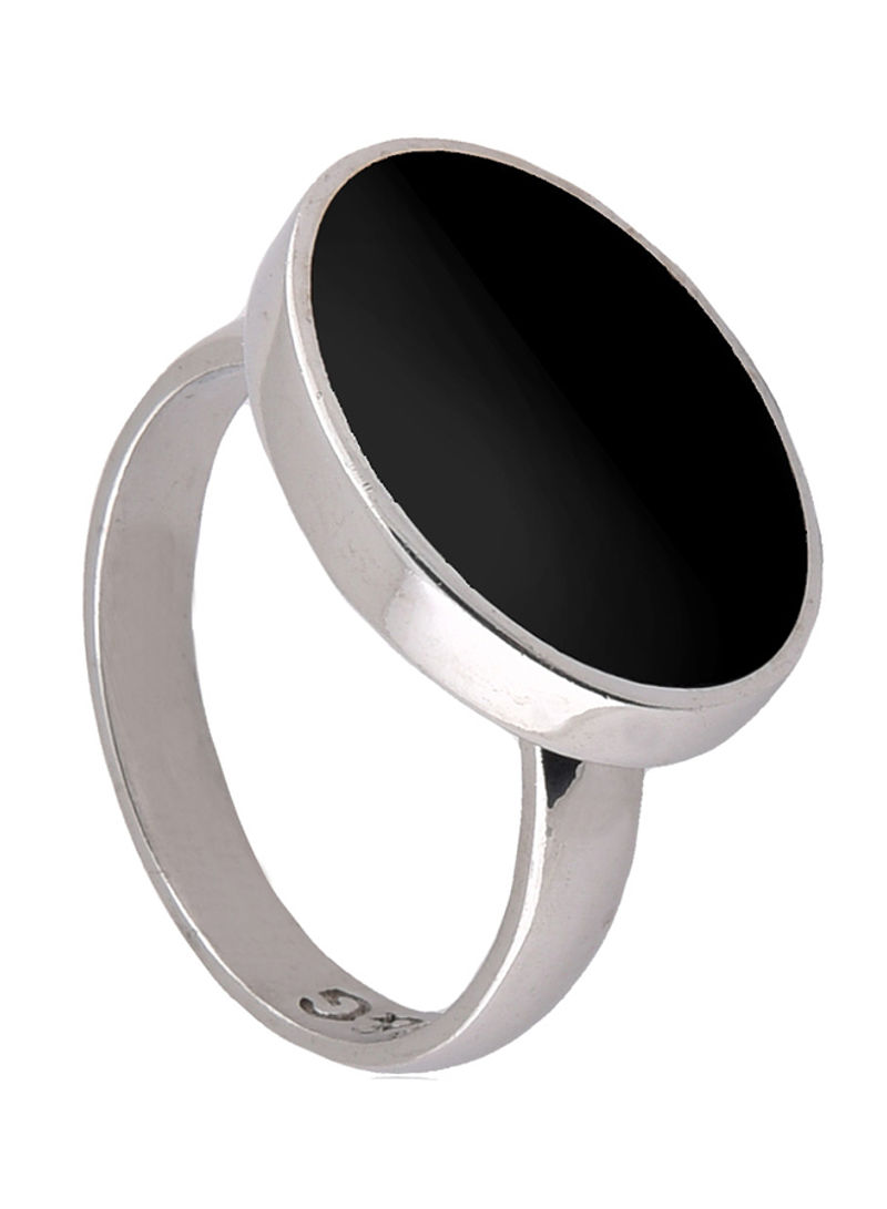 925 Sterling Silver Ring BQ3230-black