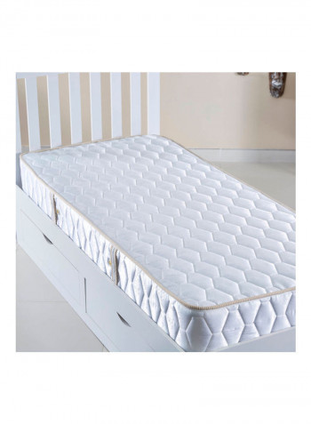 iMagna Single Bonnell Spring Mattress - 90x200x22 cms White Single