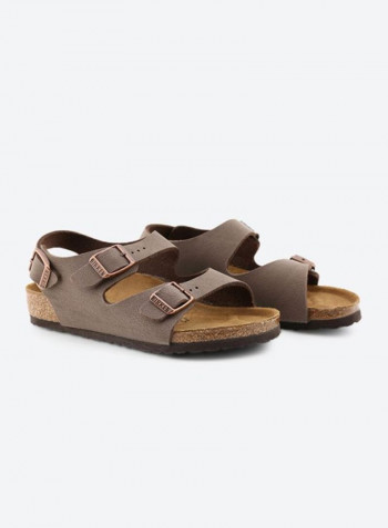 Roma Acrylic Blend Casual Sandals Brown